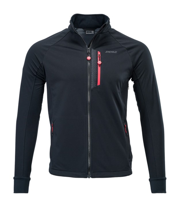 Silvini Anteo Men's XC Ski Jacket, black/red, MJ1743 0820