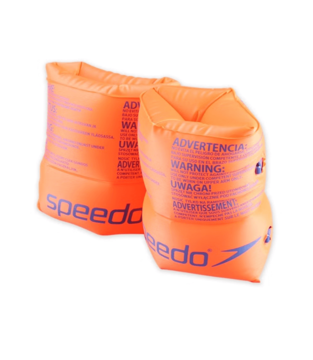 Speedo Junior Roll Up Armbands, orange