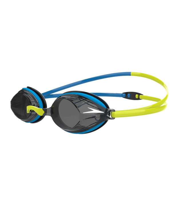 Speedo Adult Vengeance Goggles, lime/blue