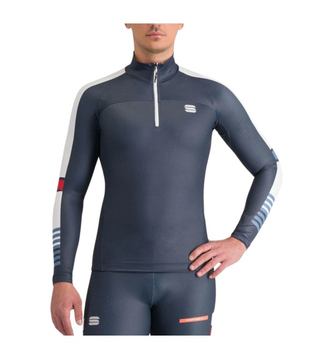 Sportful Apex Men's Jersey, Galaxy Blue/White