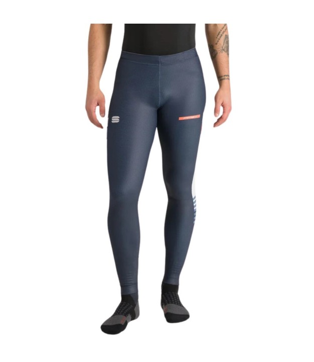 Sportful Apex Men's Tights, Galaxy Blue/White