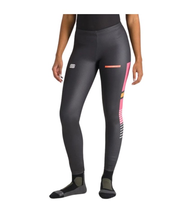 Sportful Apex Women's Tights, Black/Raspberry Pink