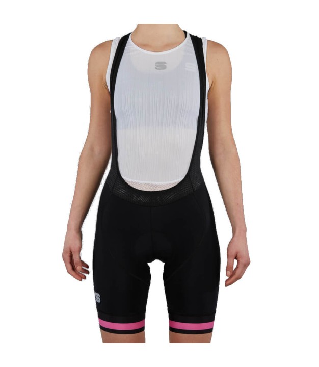 Sportful BF Classic Women Bibshorts, Black/Bubble Gum