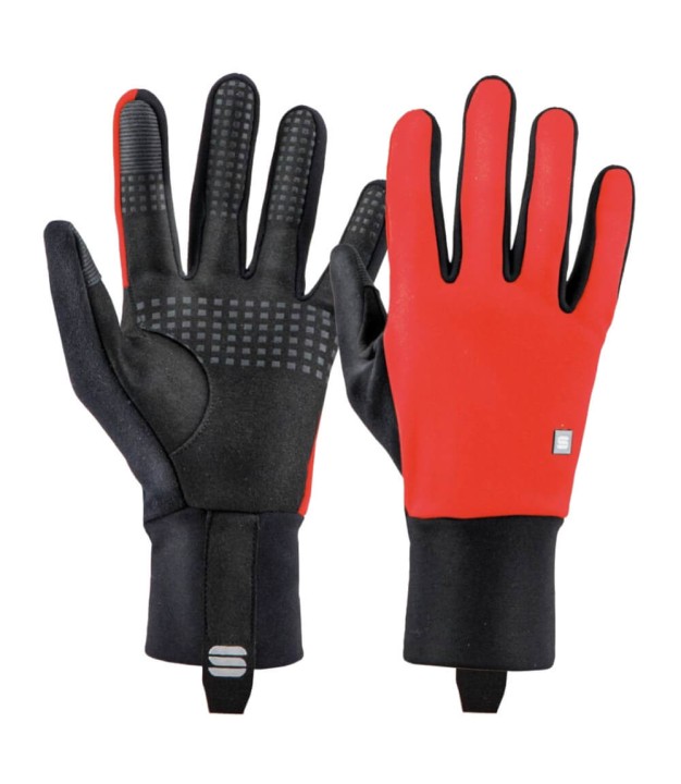 Sportful Engadin Women's Gloves, Black/Red