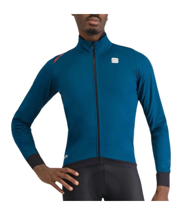 Sportful Fiandre Men's Jacket, Teal Blue