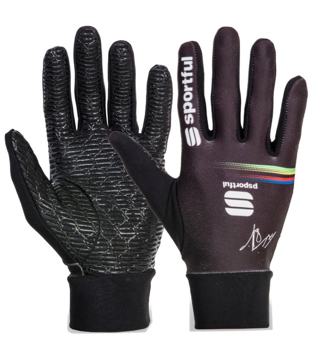 Sportful Lycra Chicco Skiing Gloves, black 0421587 002