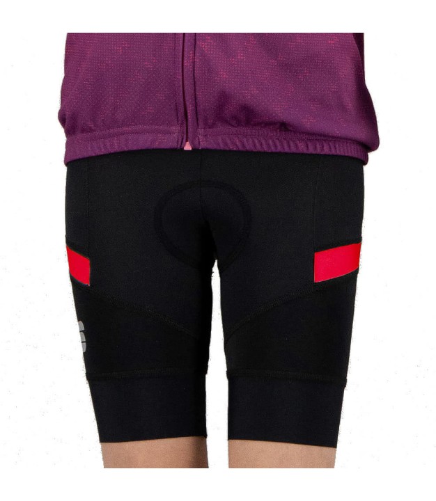 Sportful Neo Kids Shorts, Black/Red