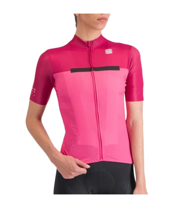 Sportful Pista Women's Jersey, Carmine Rose