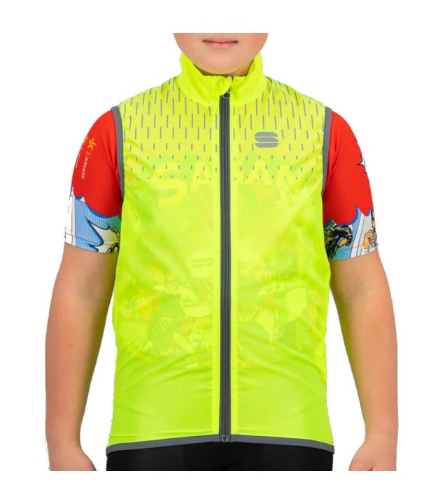 Sportful Reflex Kids Vest, Yellow