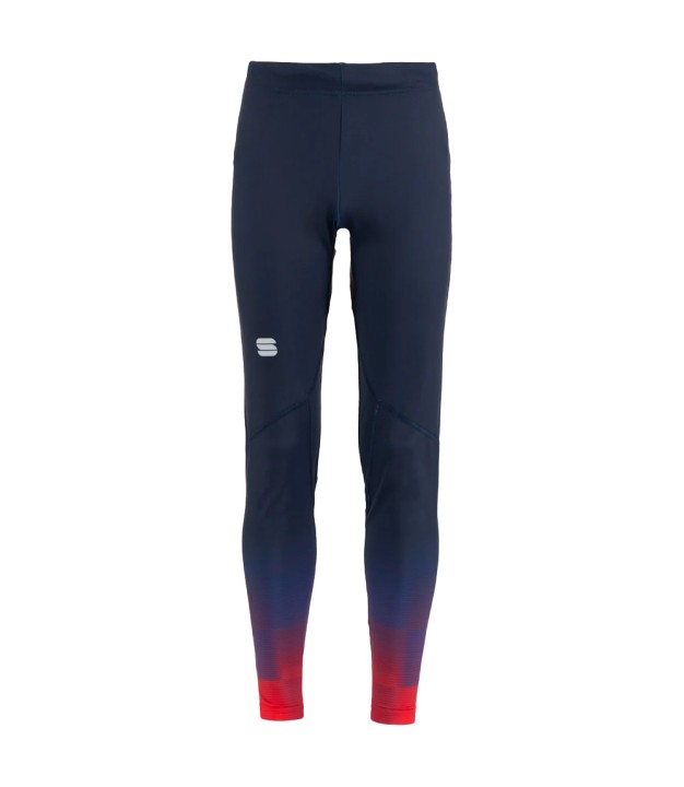 Sportful Squadra Kids Tights, Galaxy Blue/Tango Red