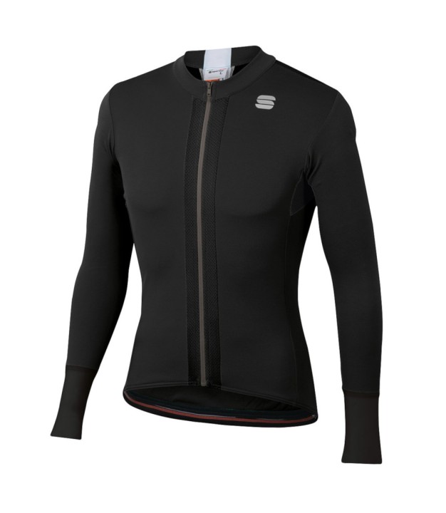 Sportful Strike Men's Long Sleeve Jersey, Black