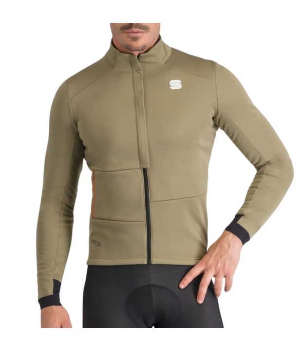 Sportful Super Men's Jacket, Olive Green