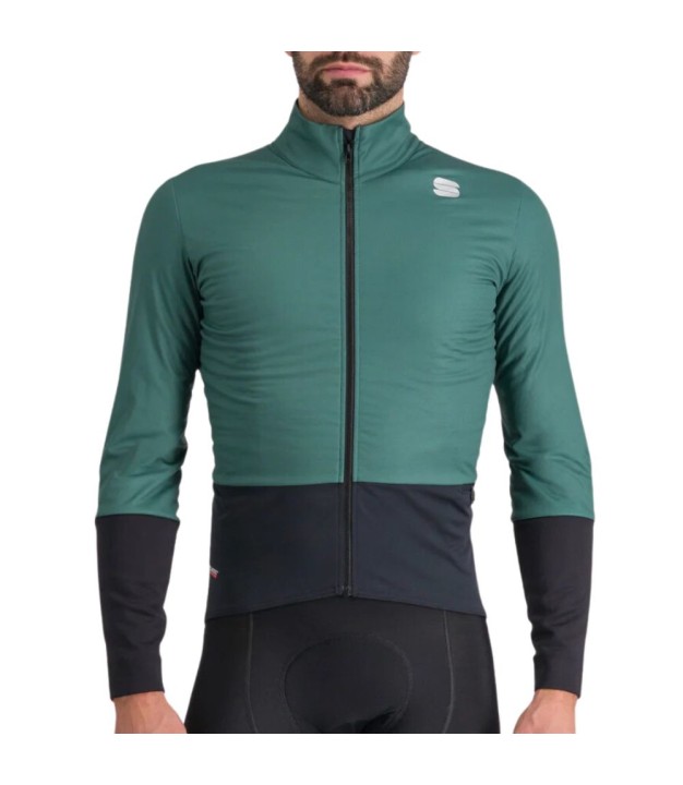 Sportful Total Comfort Cycling Men's Jacket, Shrub Green