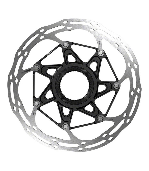 Sram CenterLine X Disc Brake Rotor, 180mm, Center Lock, Silver/Black