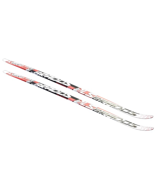 STC Brados LS Sport 3D Step Kids Skis, Red