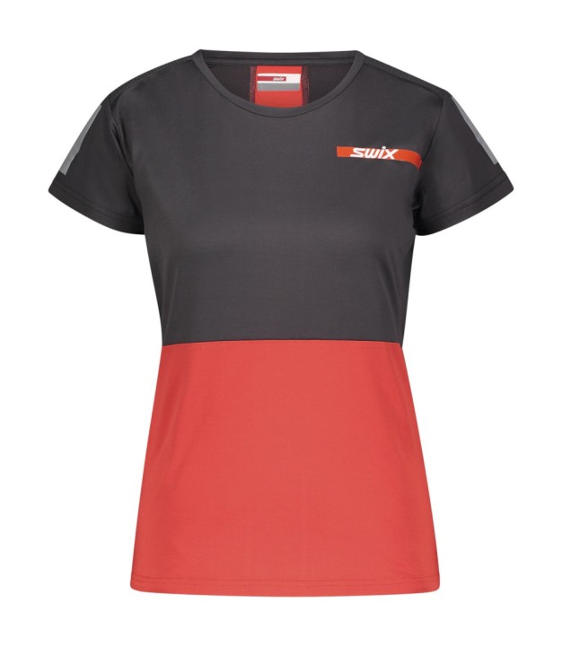 Swix Carbon T-shirt Women's, Red