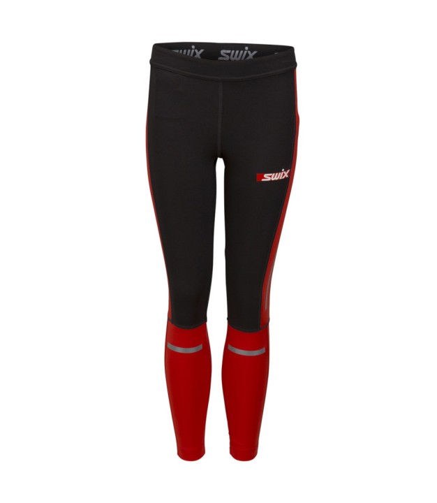 Swix Carbon Tights Jr, Fiery Red