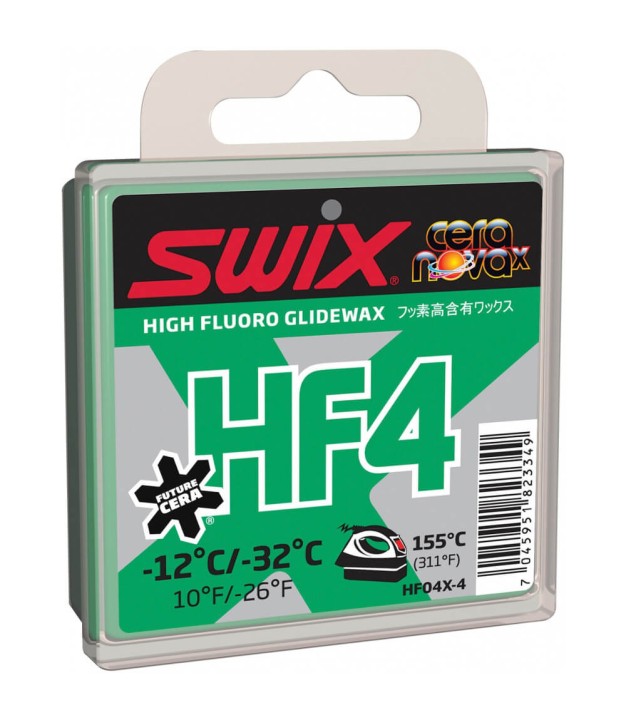 Swix HF4X Green Glide Wax 40g -12...-32C