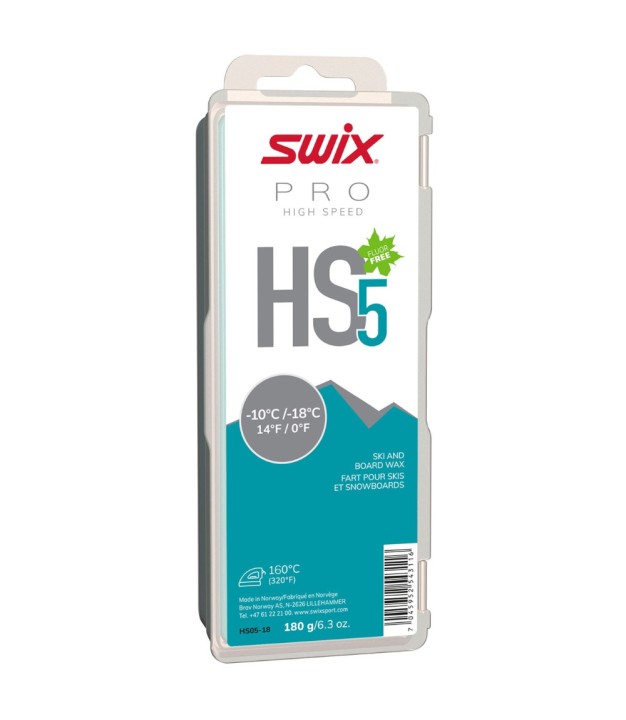 Swix HS5 Turquoise, -10°C/-18°C, 180g