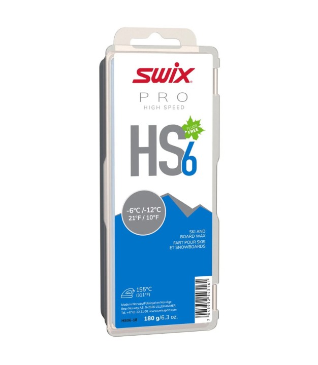 Swix HS6 Blue, -6°C/-12°C, 180g