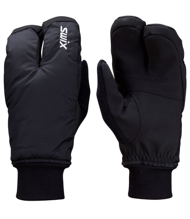 Swix Men's Endure Split Mittens, Black