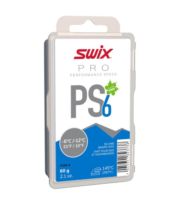 Swix PS6 Blue, -6°C/-12°C, 60g