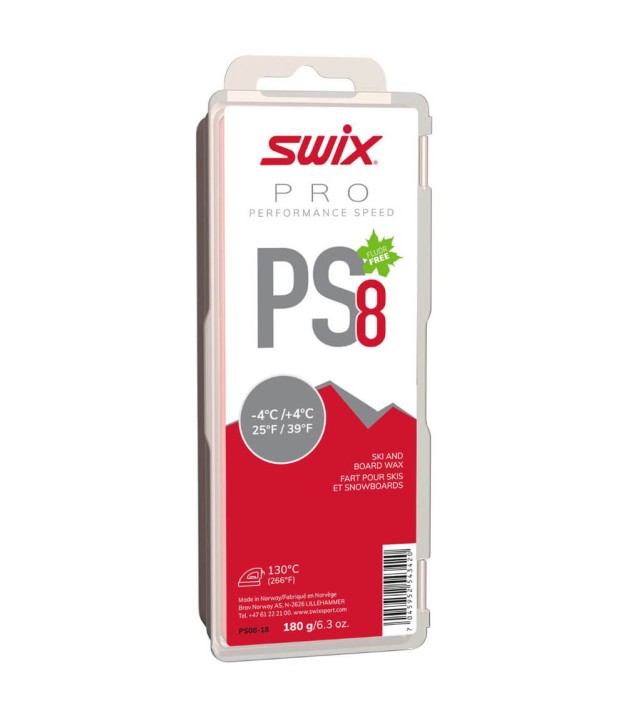 Swix PS8 Red, -4°C/+4°C, 180g