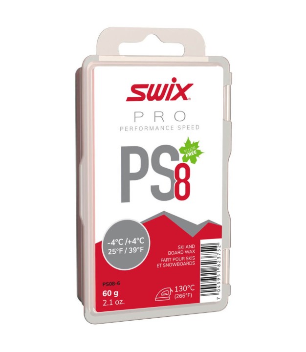 Swix PS8 Red, -4°C/+4°C, 60g