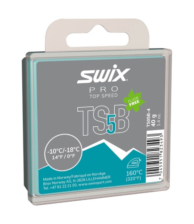 Swix TS5 Black, -10°C/-18°C, 40g