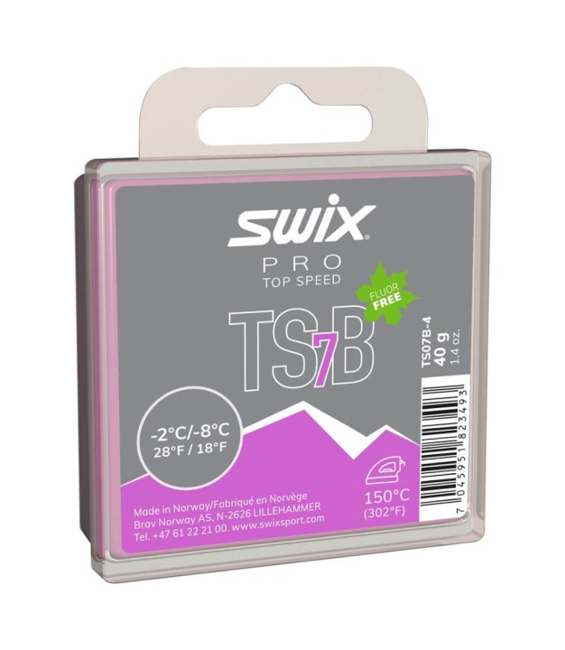 Swix TS7 Black, -2°C/-8°C, 40g