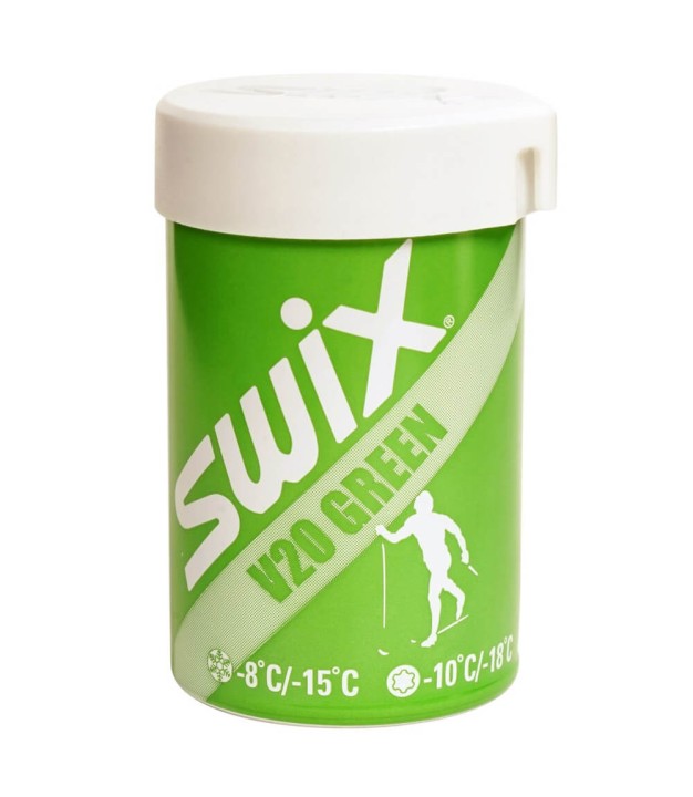 Swix V20 Green Hardwax-8/-15C , 43g