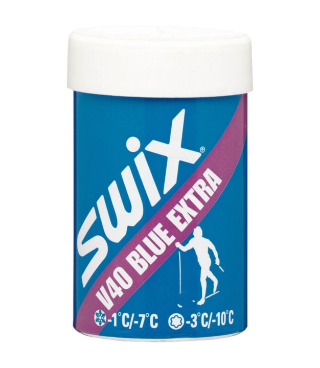 Swix V40 Blue Extra Grip Wax 45g