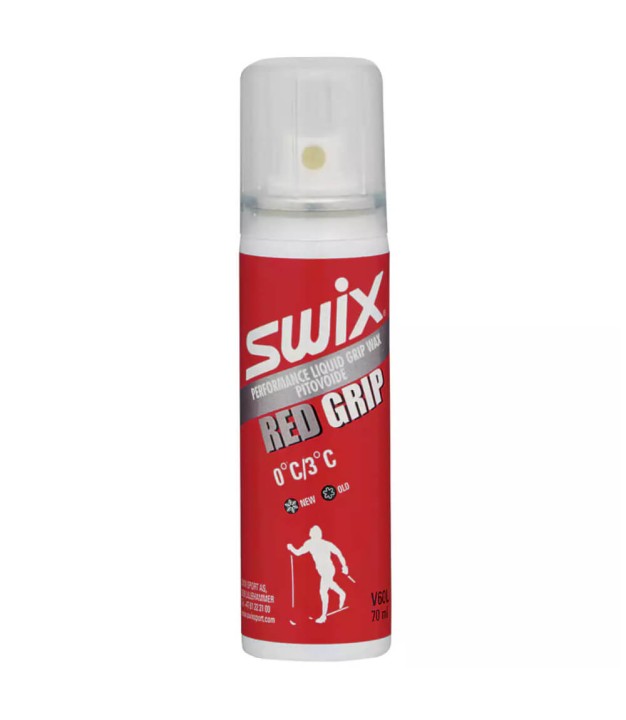 Swix V60L Red grip spray 0/+3C, 70ml