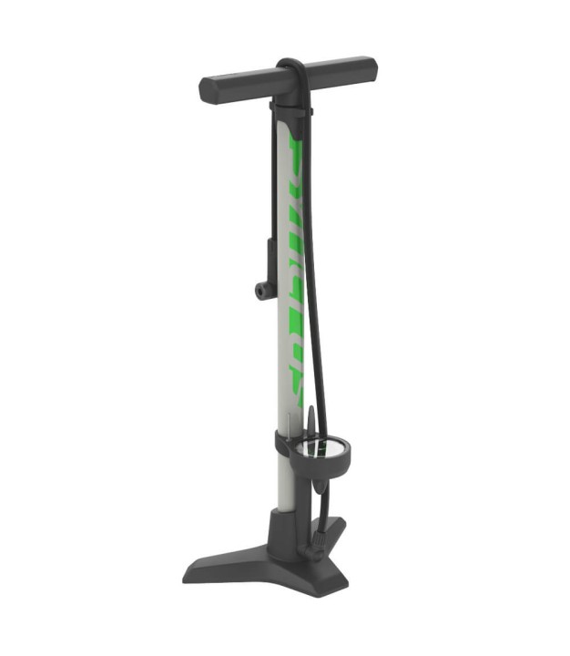 Syncros Vernon 3.0 Floor Pump, Fade Grey/Green