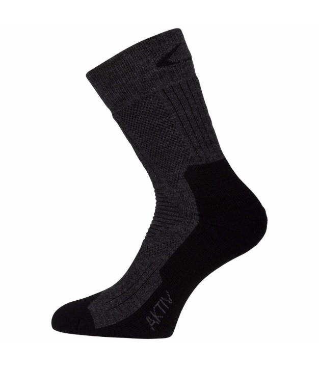 Ulvang Aktiv Merino Socks black/grey, 75131-11106