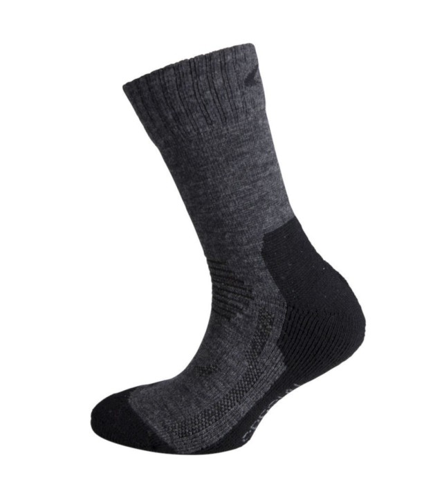 Ulvang Spesial Jr Kids Merino Socks, Charcoal Melange/Black