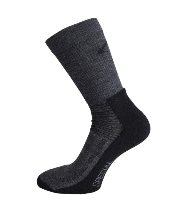 Ulvang Spesial Merino Socks, Charcoal Melange/Black