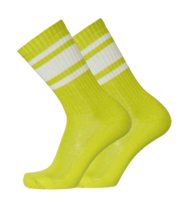 Uphillsport Lifestyle Merino Sport Bars M3 Socks, Lime