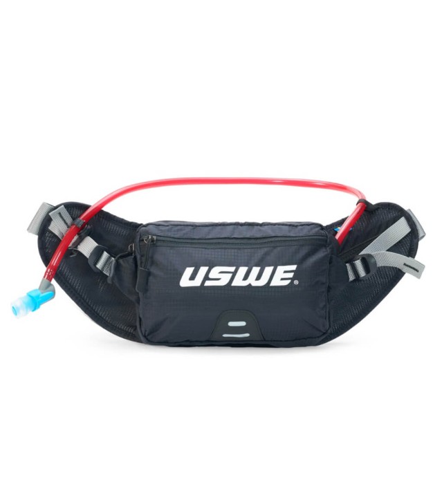 USWE Zulo 2L Hydration Waist Pack, Black