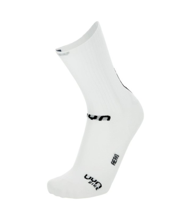 UYN Aero Men's Cycling Socks, White/Black