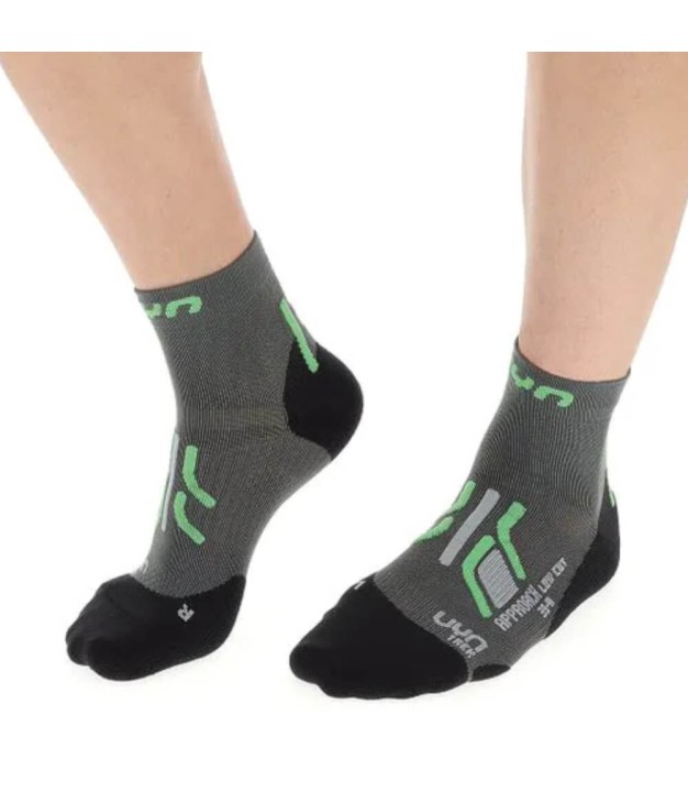 UYN Trekking Approach Low Men's Socks, Grey/Green