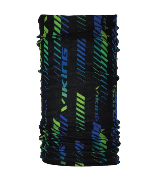 Viking 5554 Polartec Inside Bandana, Black/Lime