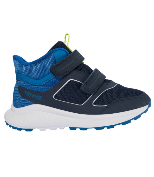 Viking Aery Mid WP 2V Kids Shoes, Blue/White