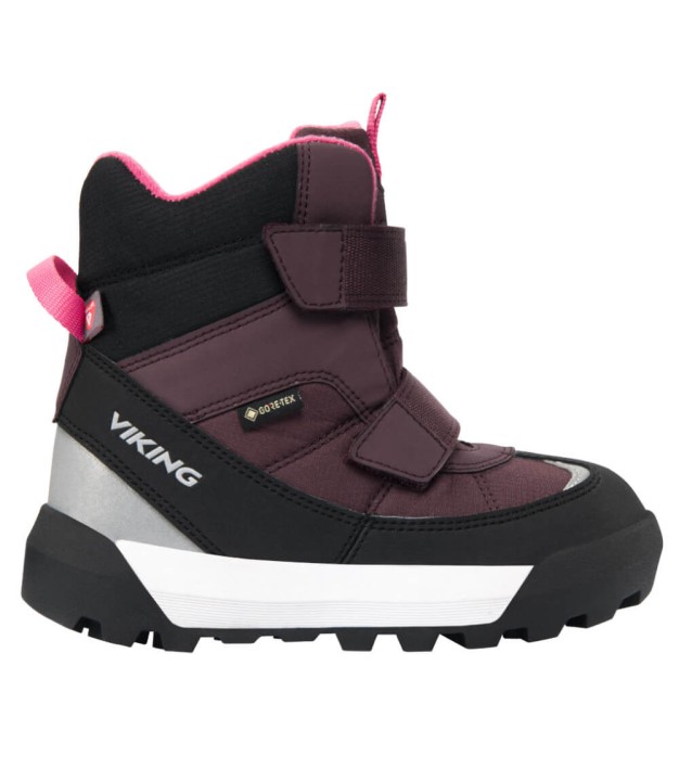 Viking Expower Velcro GTX Kids Winter Shoes, Purple