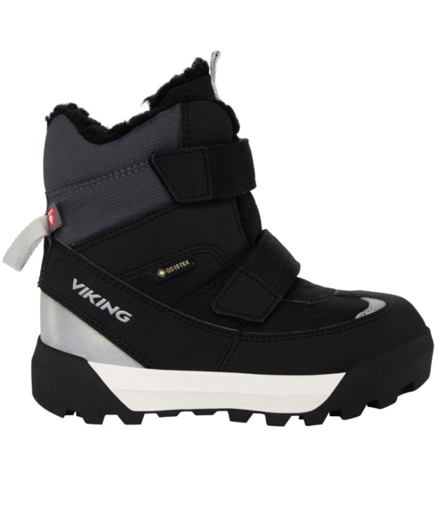 Viking Expower Warm GTX 2V Velcro Kid's Winter Boots, Black