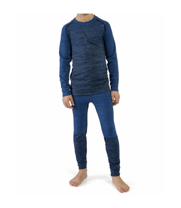 Viking Fjon Kids Base Layer Set Bamboo, Blue