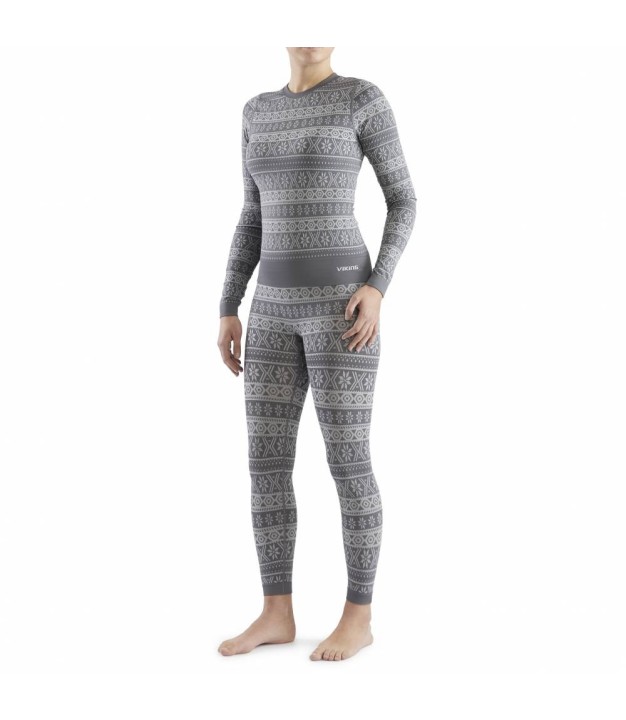 Viking Hera Women's Base Layer Set, Grey