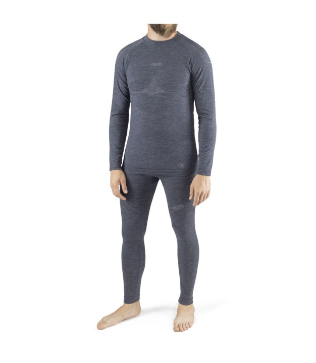 Viking Lava Men's Base Layer Set, Navy/Grey