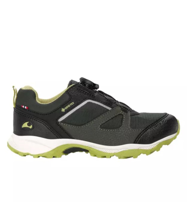 Viking Nator Low GTX Boa Kid's Shoes, Huntinggreen/Lime