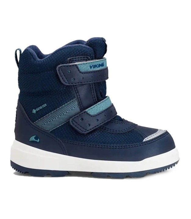 Viking Play II R GTX Reflective Winter Boot Kids, Navy/Charcoal